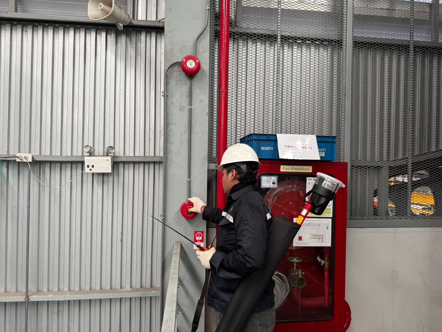 งานตรวจสอบทดสอบ Fire Alarm System 1